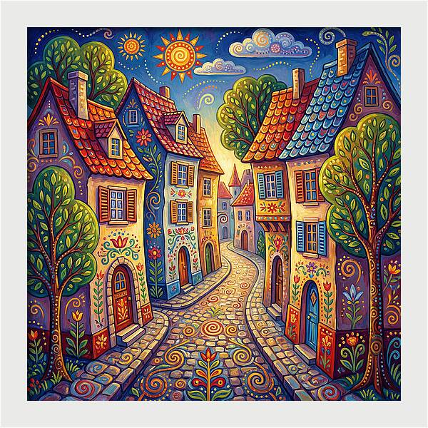 Charming Alleyway Scene