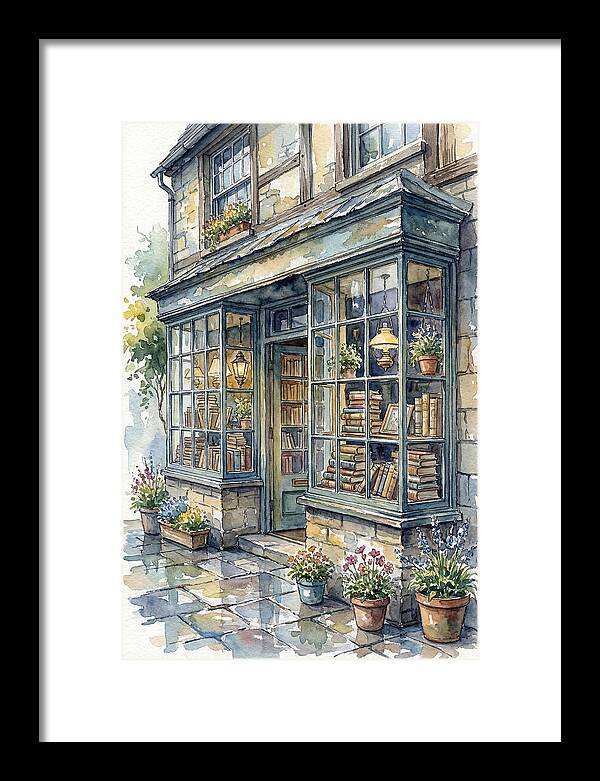 Charming Bookshop Facade