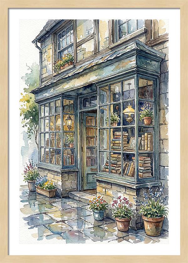 Charming Bookshop Facade