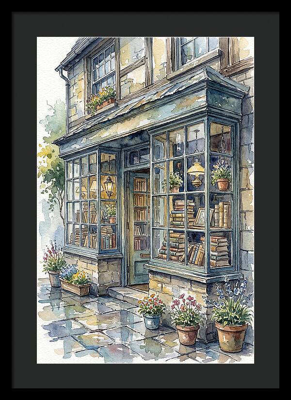 Charming Bookshop Facade