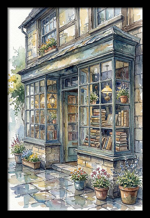 Charming Bookshop Facade