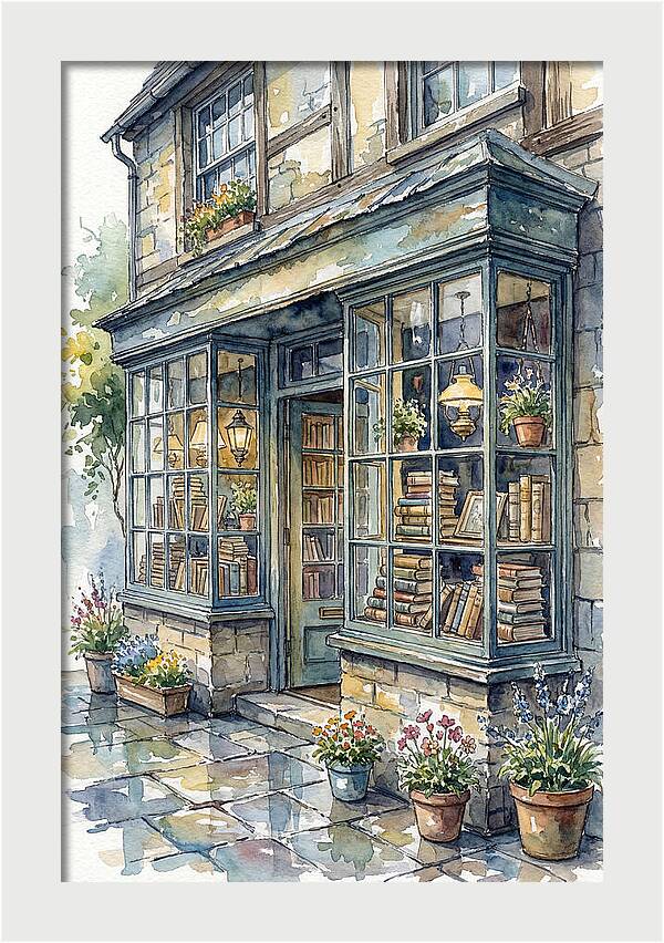 Charming Bookshop Facade