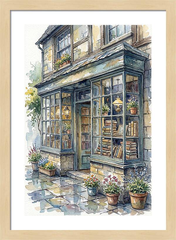 Charming Bookshop Facade