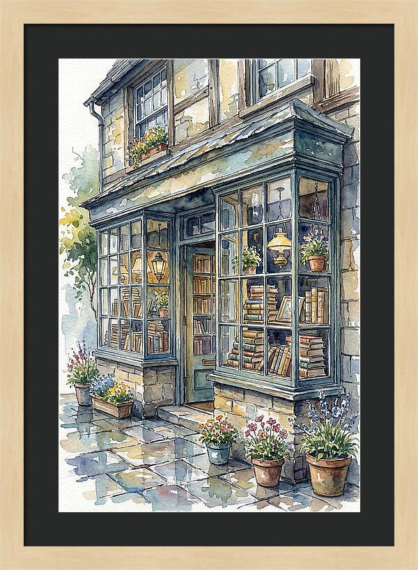 Charming Bookshop Facade
