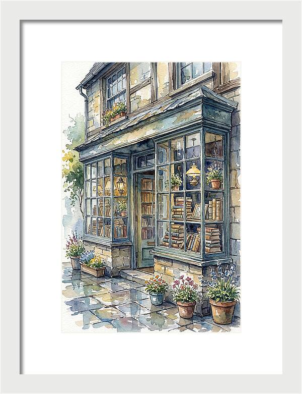 Charming Bookshop Facade