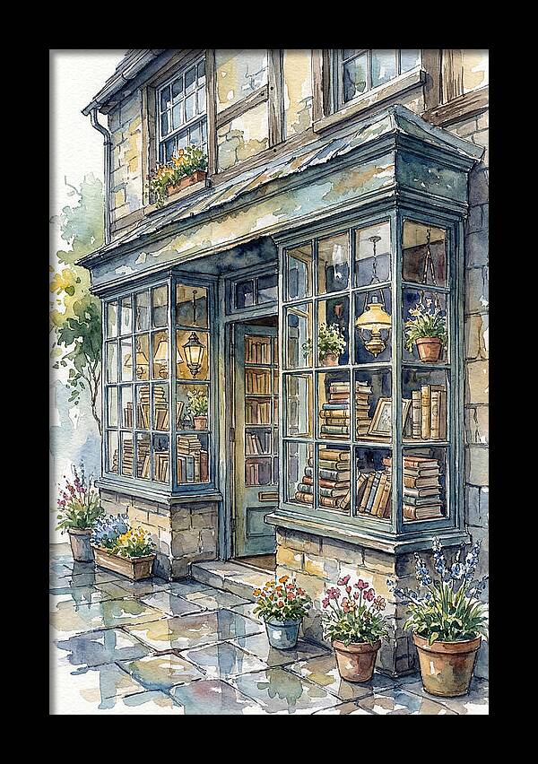 Charming Bookshop Facade
