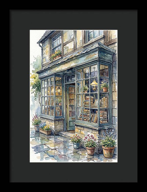 Charming Bookshop Facade