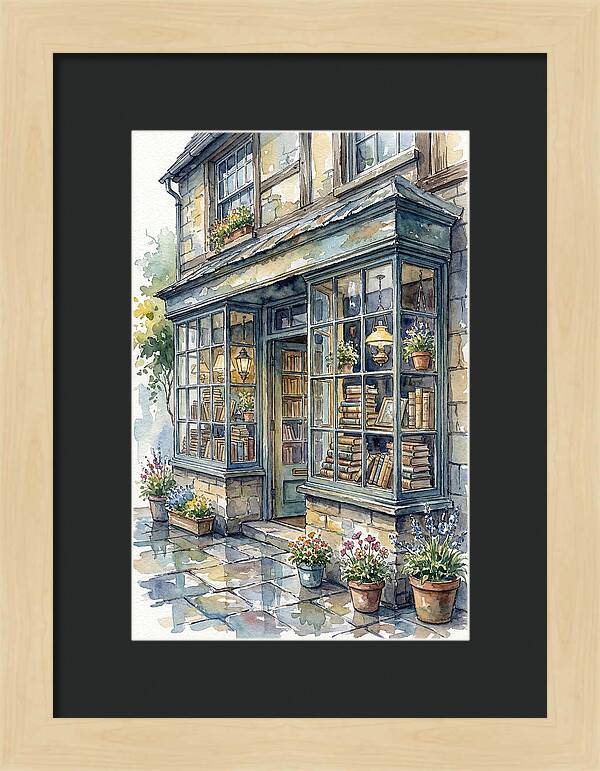 Charming Bookshop Facade