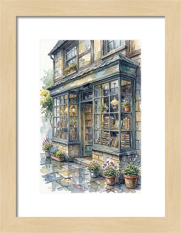 Charming Bookshop Facade