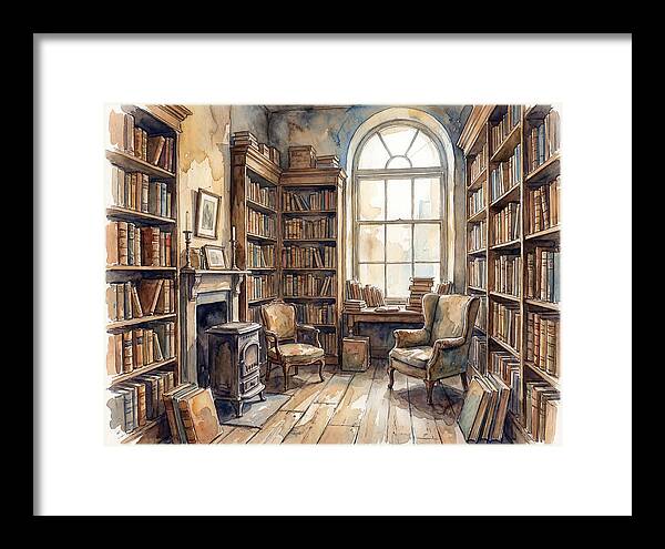 Charming Bookstore Tranquility