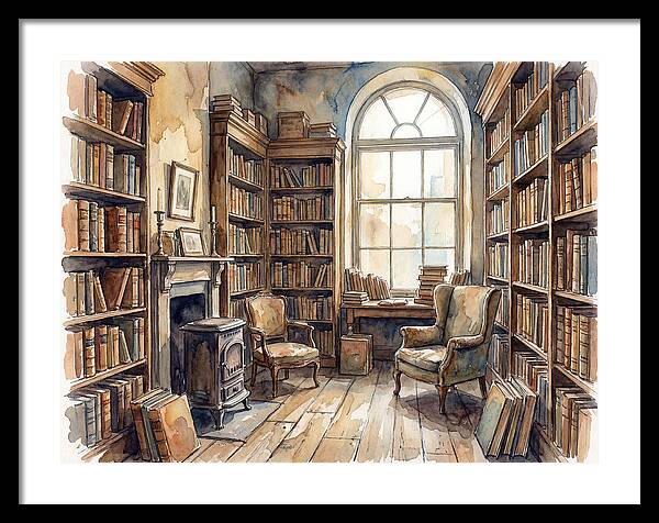 Charming Bookstore Tranquility