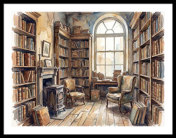 Charming Bookstore Tranquility