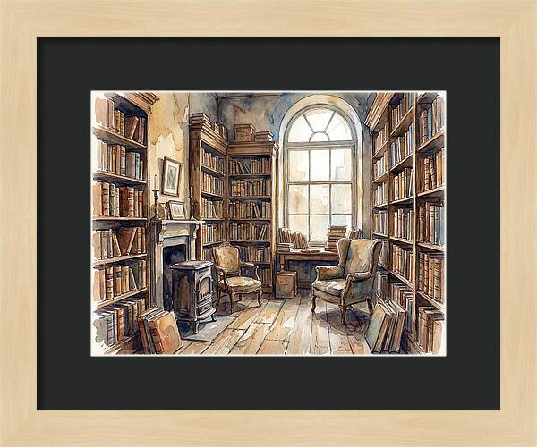 Charming Bookstore Tranquility