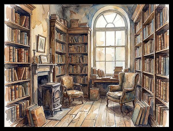 Charming Bookstore Tranquility