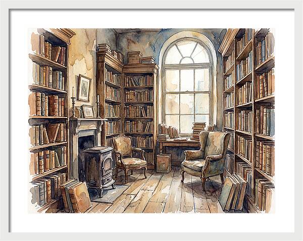 Charming Bookstore Tranquility