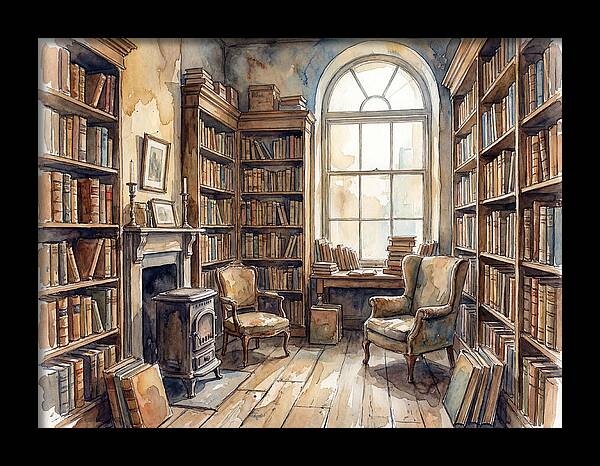 Charming Bookstore Tranquility