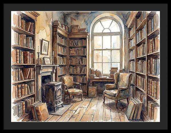 Charming Bookstore Tranquility