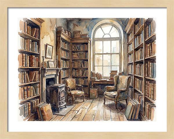 Charming Bookstore Tranquility
