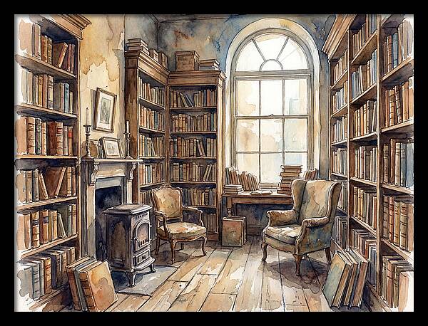 Charming Bookstore Tranquility