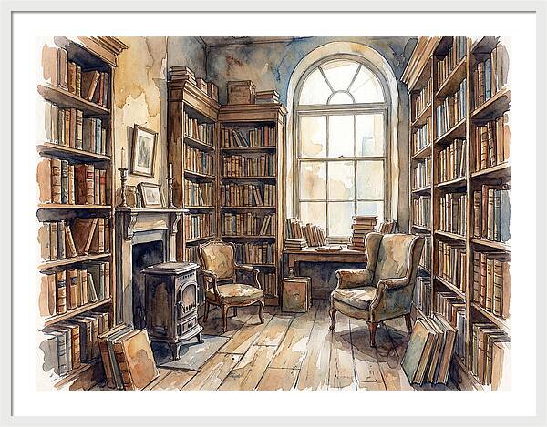 Charming Bookstore Tranquility