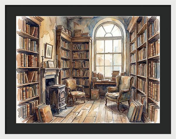 Charming Bookstore Tranquility