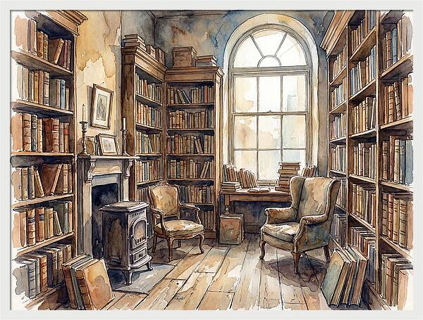 Charming Bookstore Tranquility