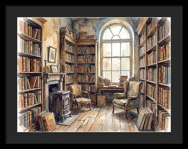 Charming Bookstore Tranquility
