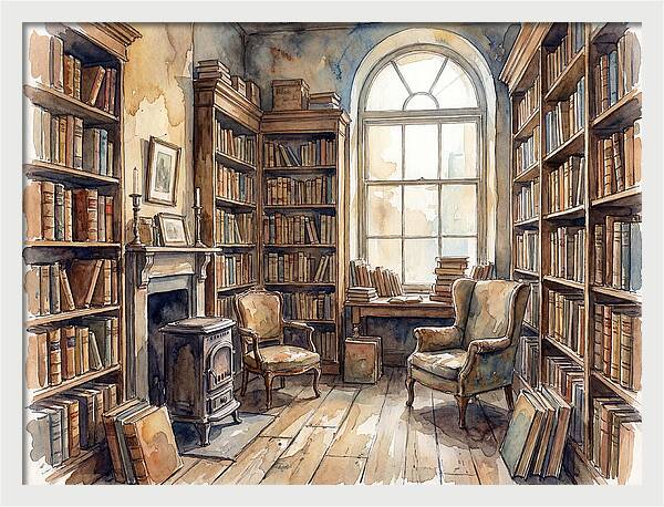 Charming Bookstore Tranquility