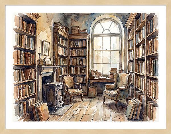 Charming Bookstore Tranquility