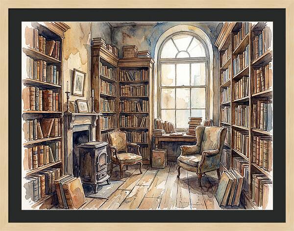 Charming Bookstore Tranquility