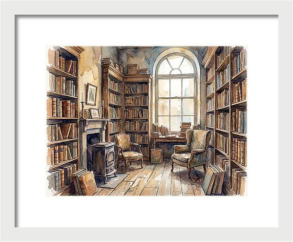 Charming Bookstore Tranquility