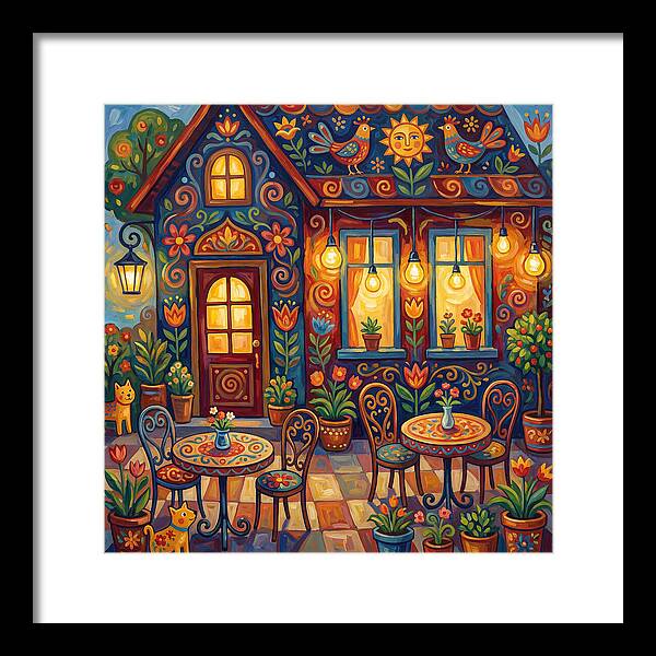 Charming Caf Scene