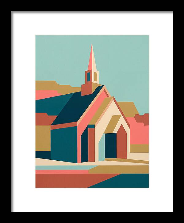 Charming Chapel In Abstract Style