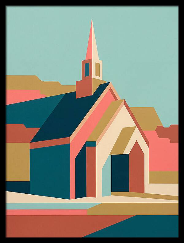 Charming Chapel In Abstract Style