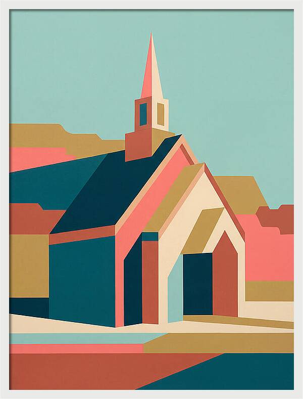 Charming Chapel In Abstract Style