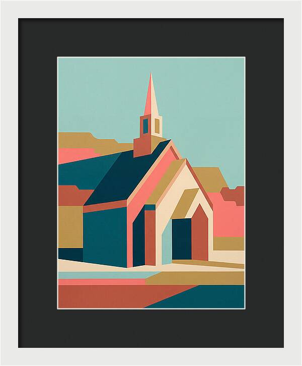Charming Chapel In Abstract Style