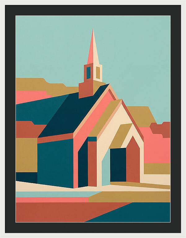 Charming Chapel In Abstract Style