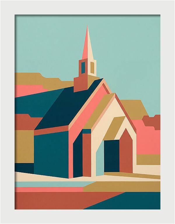 Charming Chapel In Abstract Style