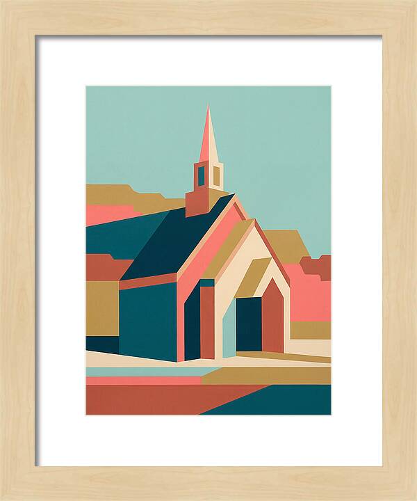 Charming Chapel In Abstract Style