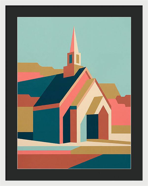Charming Chapel In Abstract Style