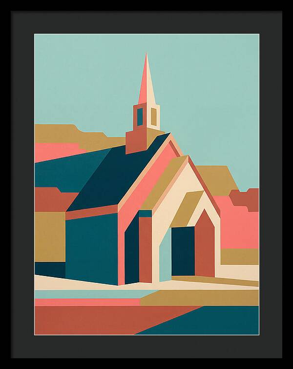 Charming Chapel In Abstract Style