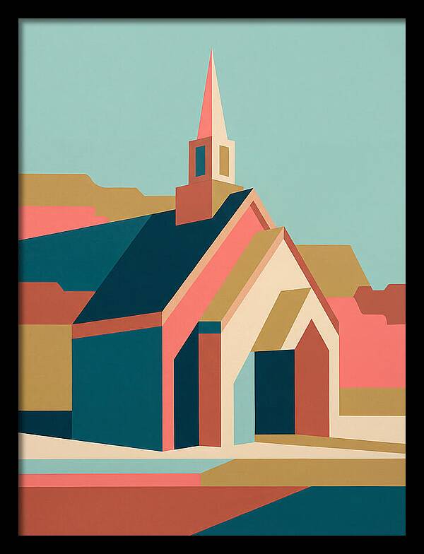 Charming Chapel In Abstract Style