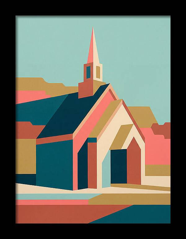 Charming Chapel In Abstract Style