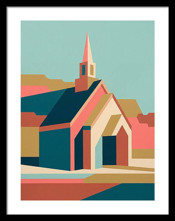 Charming Chapel In Abstract Style