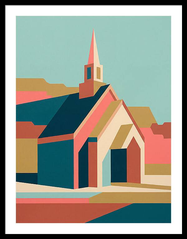 Charming Chapel In Abstract Style