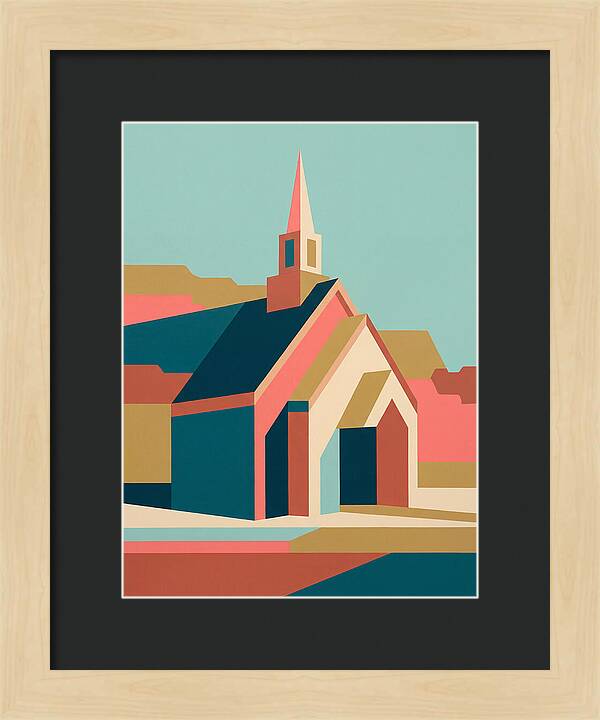 Charming Chapel In Abstract Style