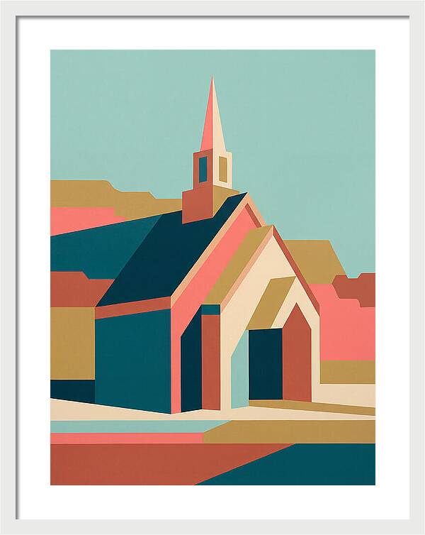 Charming Chapel In Abstract Style
