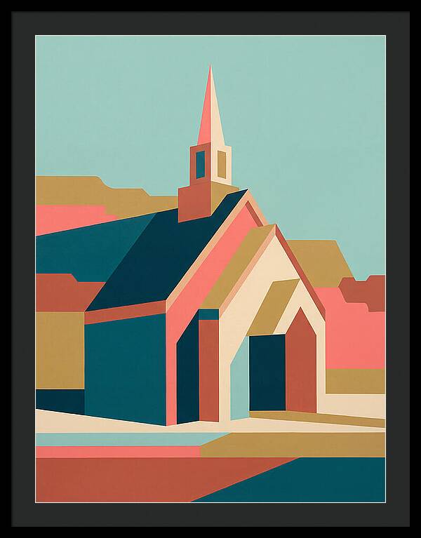 Charming Chapel In Abstract Style