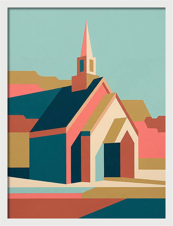Charming Chapel In Abstract Style