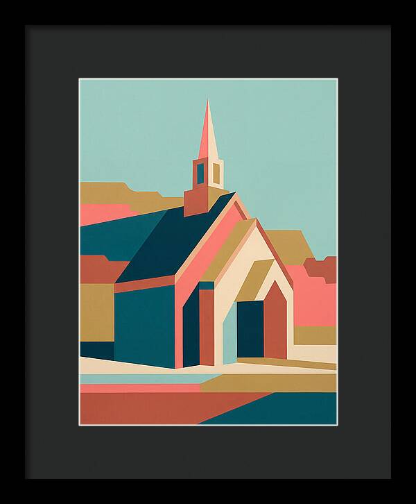Charming Chapel In Abstract Style